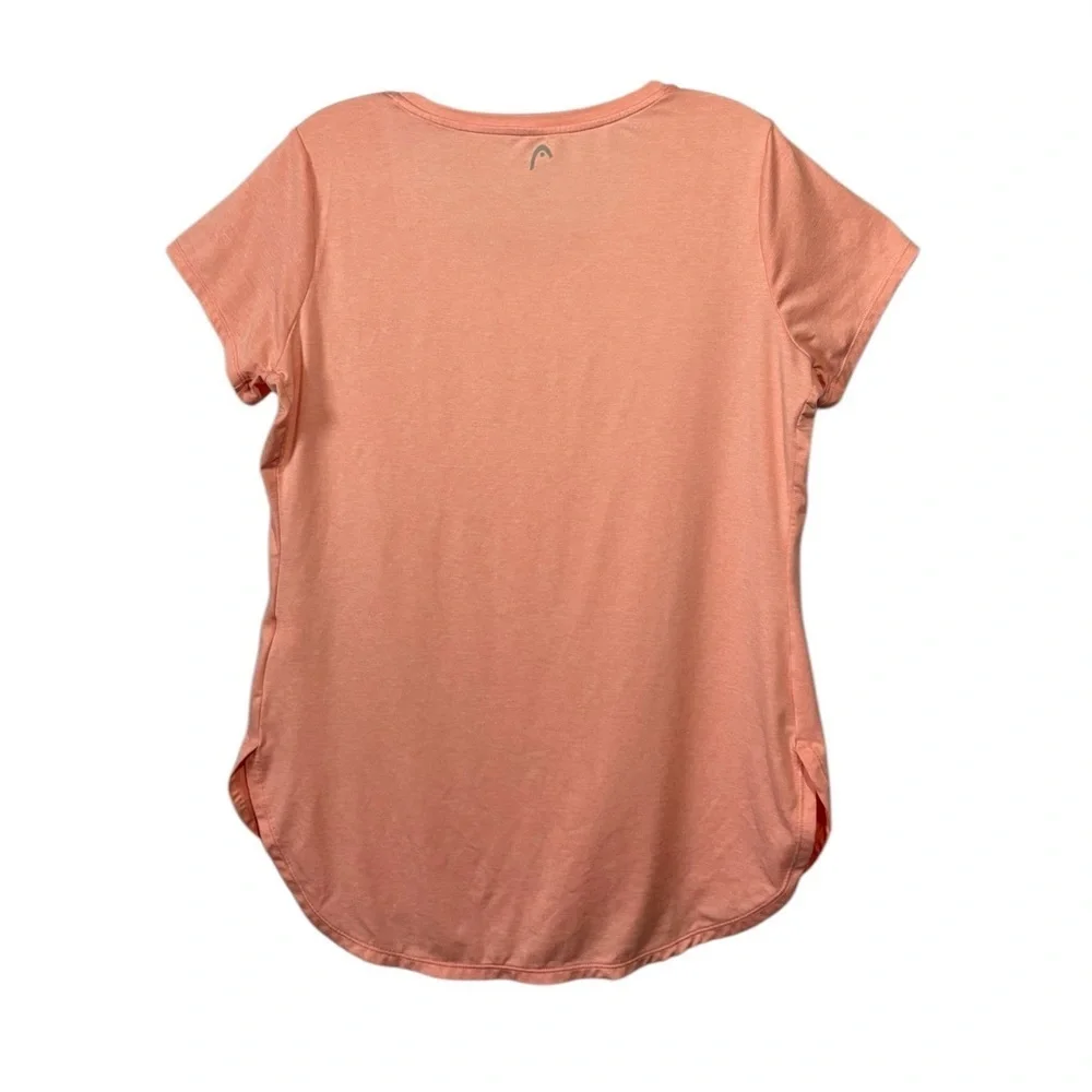 HEAD, Active Short Sleeved Tee Women's, Large, Peach 🏃‍♀️‍➡️ - Picture 7 of 8